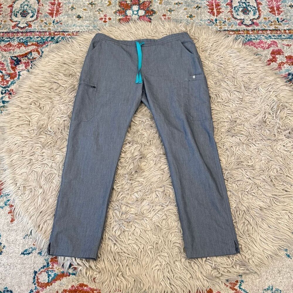 Figs gray scrub bottoms size large